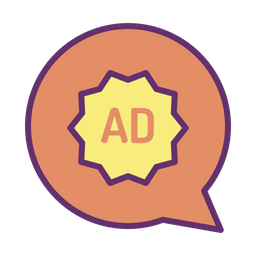 Advertising Chat  Icon