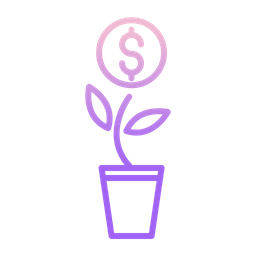 Dollar Money Plant  Icon