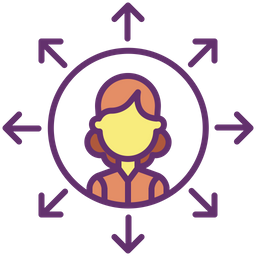 Businesswoman Network  Icon