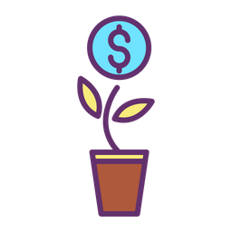 Dollar Money Plant  Icon