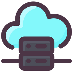 Cloud Server  Icon