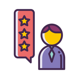 Customer Rating  Icon