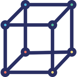3d 큐브  아이콘