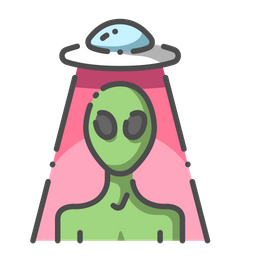 Alien And Ufo  Icon