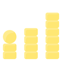 Geschäftsgewinndiagramm  Symbol