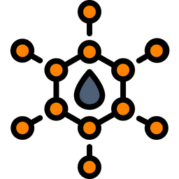 Oil Molecule  Icon