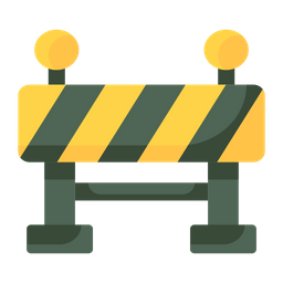 Construction Barrier  Icon