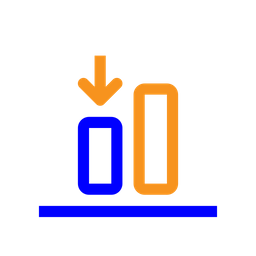 Diagram Down  Icon