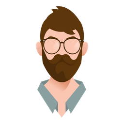 Hipster Man  Icon