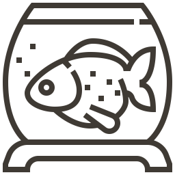 Golden Fish Care Icon