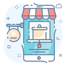 Mobile Commerce  Icon