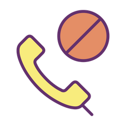 Block Call  Icon