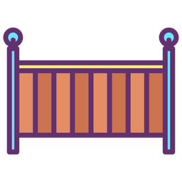 Babybett  Symbol