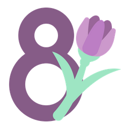 8th Women's Day  Icon