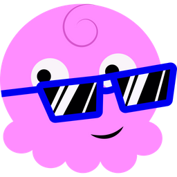 Cool Pink Cartoon  Icon