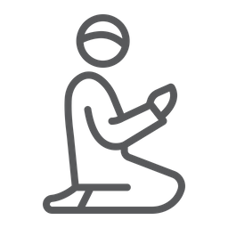 Islamic prayer  Icon