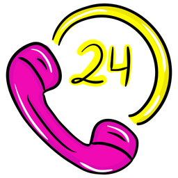 24 Hour Services  Icon