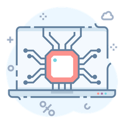 컴퓨터 기술  아이콘
