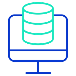 Computer Database  Icon