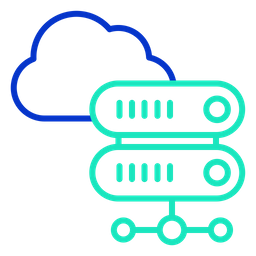 Cloud Computing Database  Icon