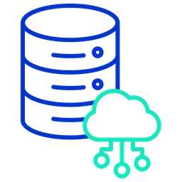 Cloud Computing Database  Icon