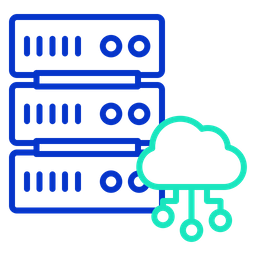 Cloud Computing Server  Icon