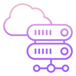 Cloud Computing Database  Icon