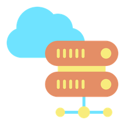 Cloud Computing Database  Icon