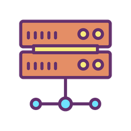 I Server Serververbindung Servernetzwerk Symbol