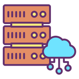 Servidor de computação em nuvem  Ícone