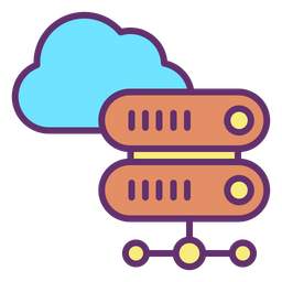 Banco de dados de computação em nuvem  Ícone