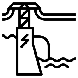 Wasserkraft  Symbol