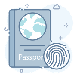 Biometric Passport  Icon