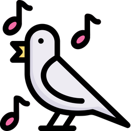 Bird sing  Icon