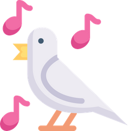 Bird sing  Icon