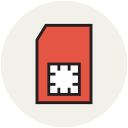 Sim Card Mobile Icon
