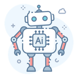 Ai Robot Process  Icon