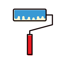 Roller Brush  Icon