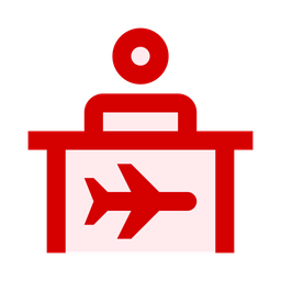 Flight Ticket Office  Icon