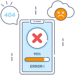 Mobile Error  Icon