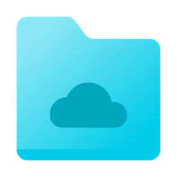 Cloud Folder  Icon