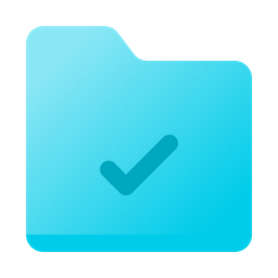 Checked Folder  Icon