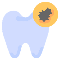 Bacteria Dental Tooth Icon