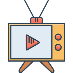 Retro-Fernseher  Symbol