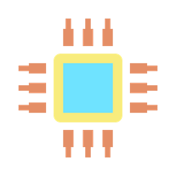 Ai chip  Ícone