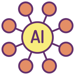 Artifical Intelligence Data  Icon