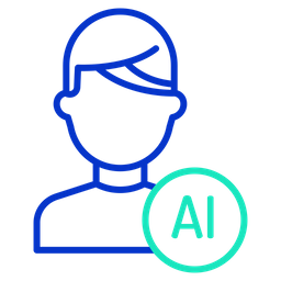 AI 사용자  아이콘