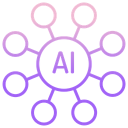 Artifical Intelligence Data  Icon