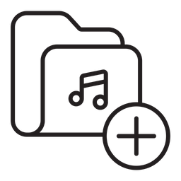 Add Musicc Folder  Icon