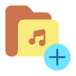 Add Musicc Folder  Icon